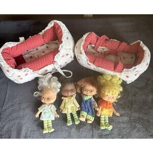 Vintage Strawberry Shortcake Friends Lot 1979 1981 Dolls